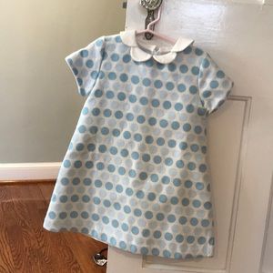 Bella Bliss blue polka dot dress.